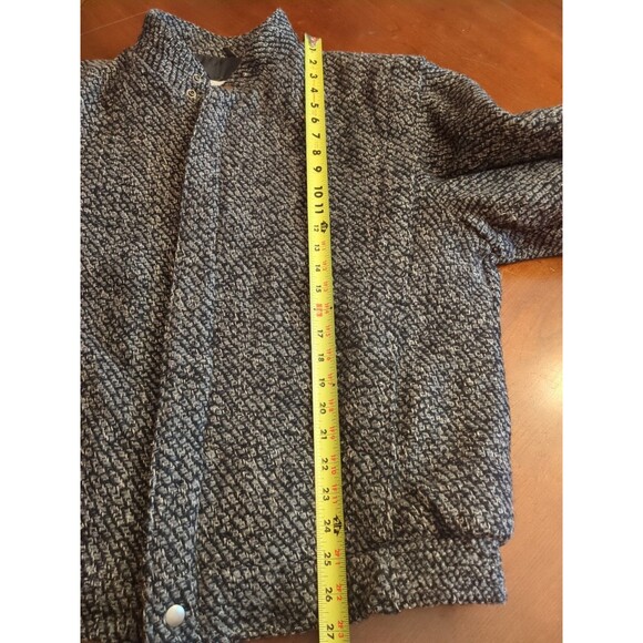 Rare VTG SADDLERY Cooper Collections Herringbone Lined Hooded Jacket 90s L - Picture 15 of 15